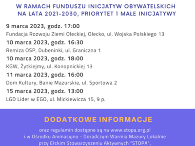 plakat promujący wydarzenie
