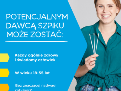 plakat - potencjalny dawca szpiku