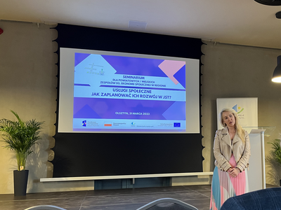 rozpoczęcie seminarium - przemowa Dyrektora ROPS Pani Katarzyny Koplińskiej