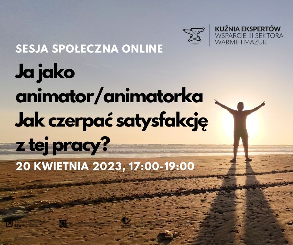 Plakat stowarzyszenia ESWIP dotyczący sesji społecznej.