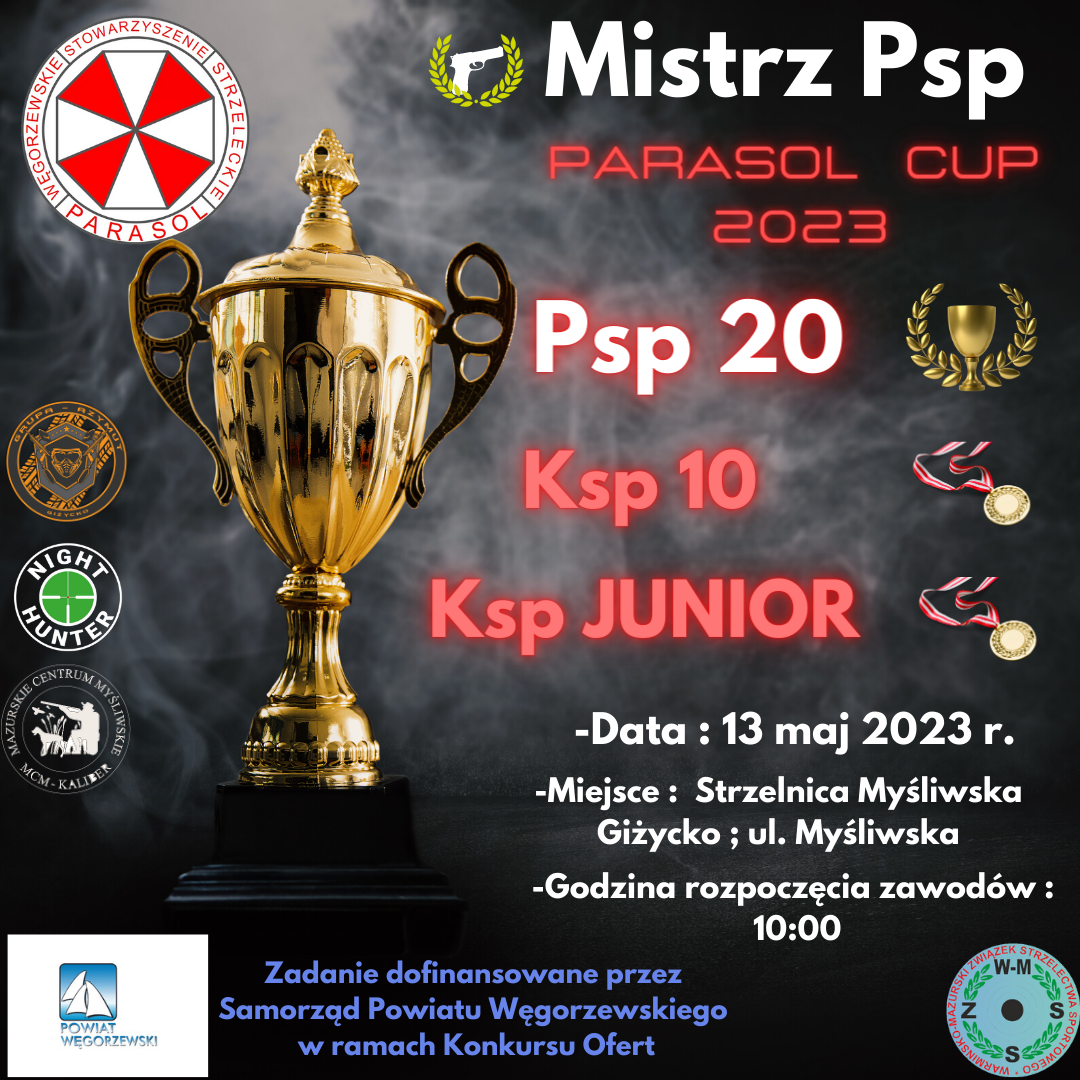 Plakat informujący o zawodach.