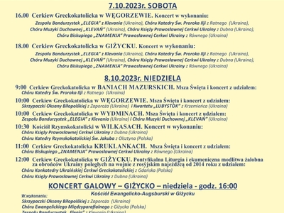 Plakat promujący wydarzenie