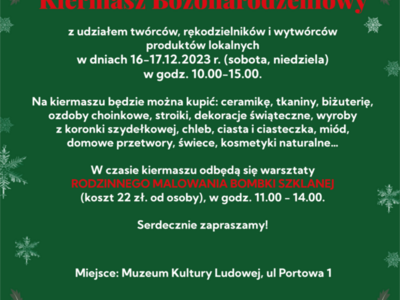 plakat promujący wydarzenie
