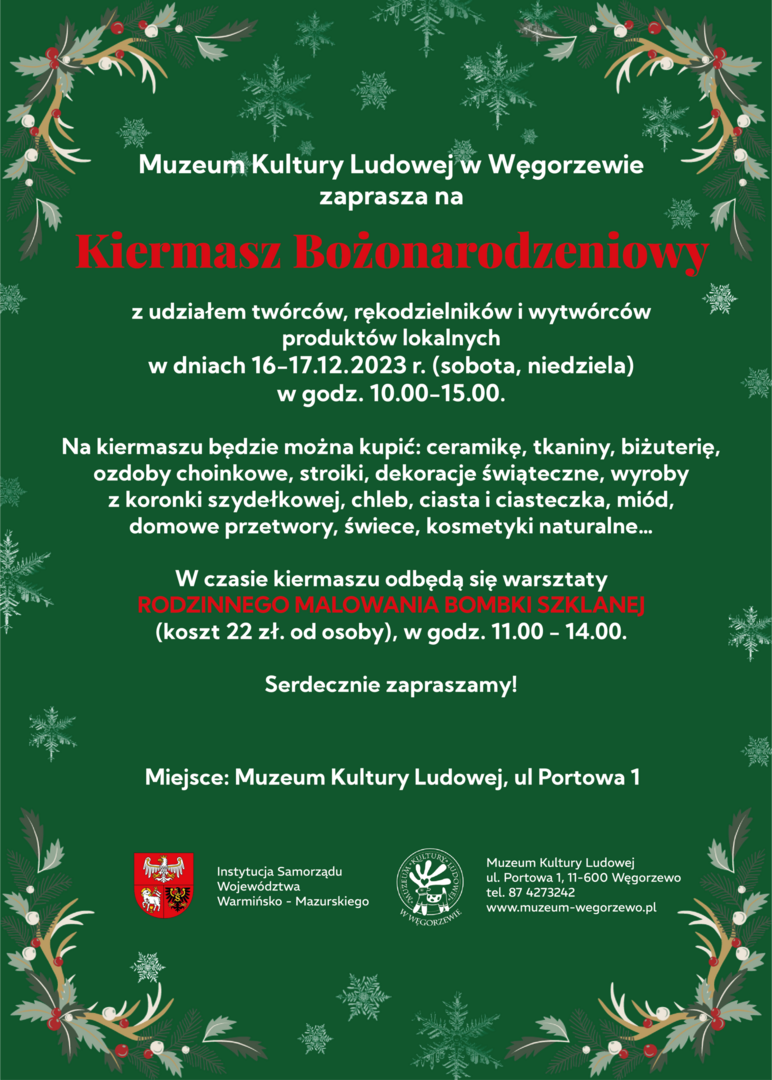 plakat promujący wydarzenie