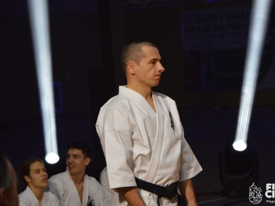 Na zdjęciu trener Kyokushin Karate