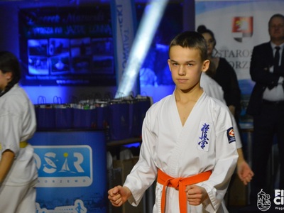 Na zdjęciu pokaz karate w wykonaniu Kyokushin Karate