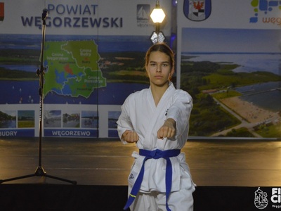Na zdjęciu pokaz karate w wykonaniu Kyokushin Karate