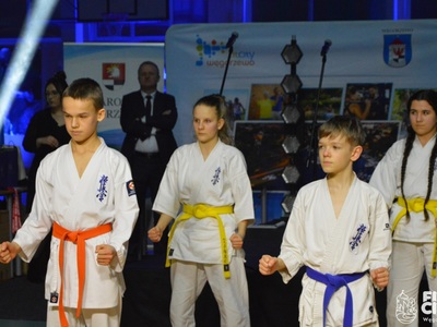 Na zdjęciu pokaz karate w wykonaniu Kyokushin Karate