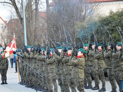 Na zdjęciu żołnierze 1 BA w Węgorzewie