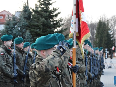 Na zdjęciu żołnierze 1 BA w Węgorzewie 