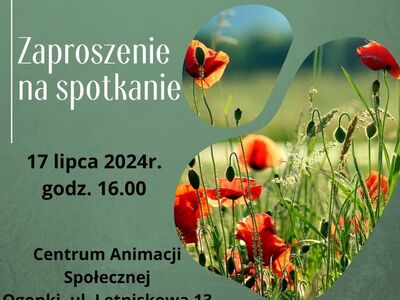 zaproszenie na spotkanie - grafika