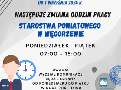 zmiana godzin pracy - grafika