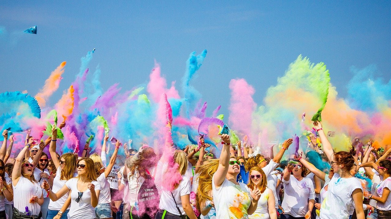 Festiwal kolorów holi