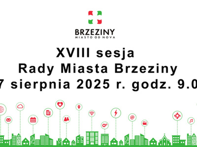 Obrady XVIII sesji Rady Miasta Brzeziny
