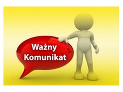 Logo komunikat