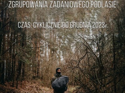 Plakat Akcja sprzątania lasów
