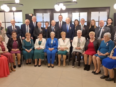Jubilaci podczas uroczystości