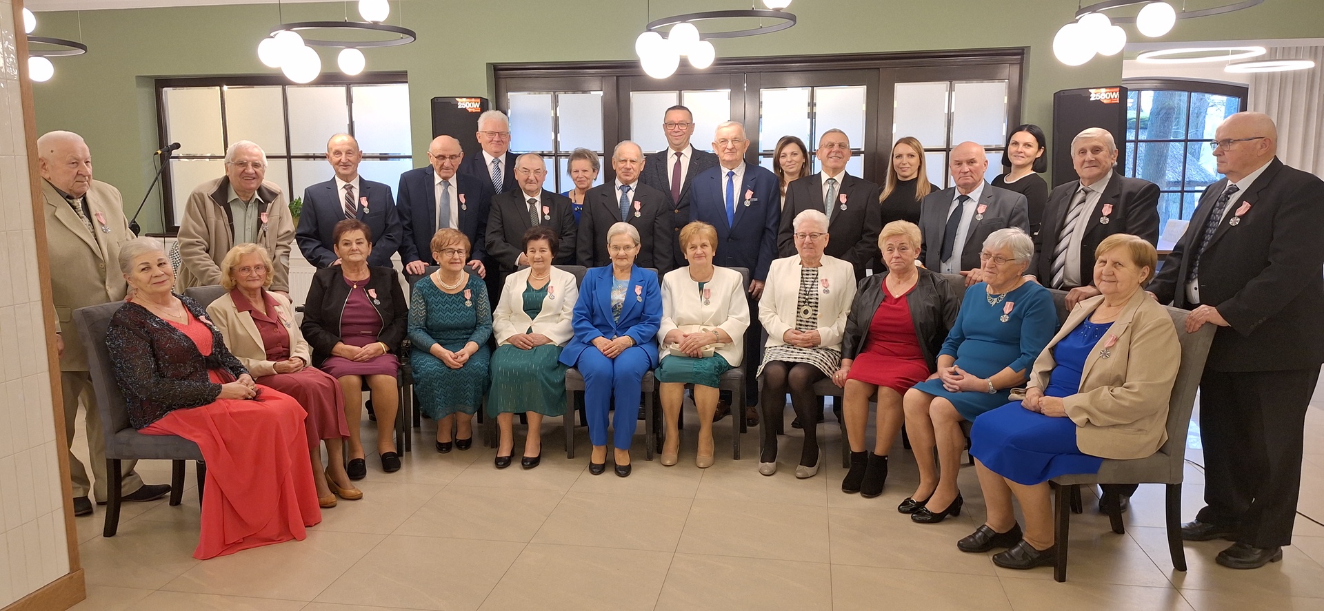 Jubilaci podczas uroczystości