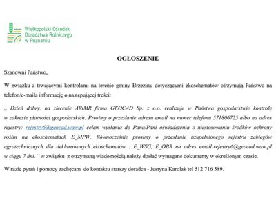 ogłoszenie wodr