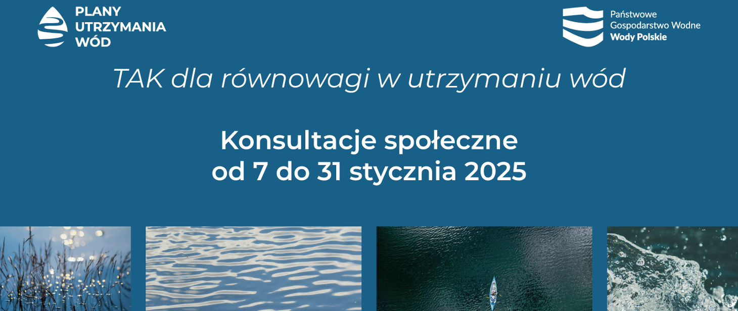 konsultacje społeczne projektów Planów utrzymania wód