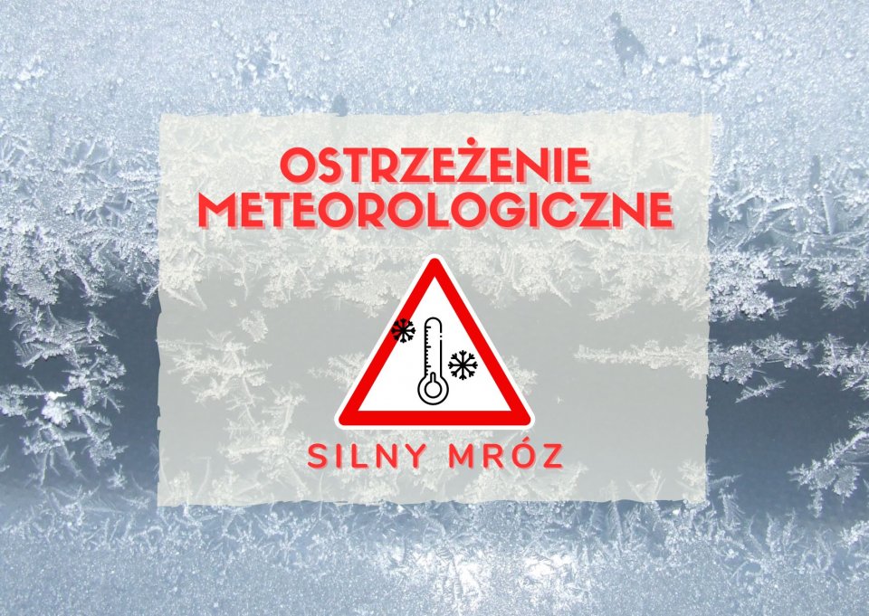 ostrzeżenie meteorologiczne silny mróz