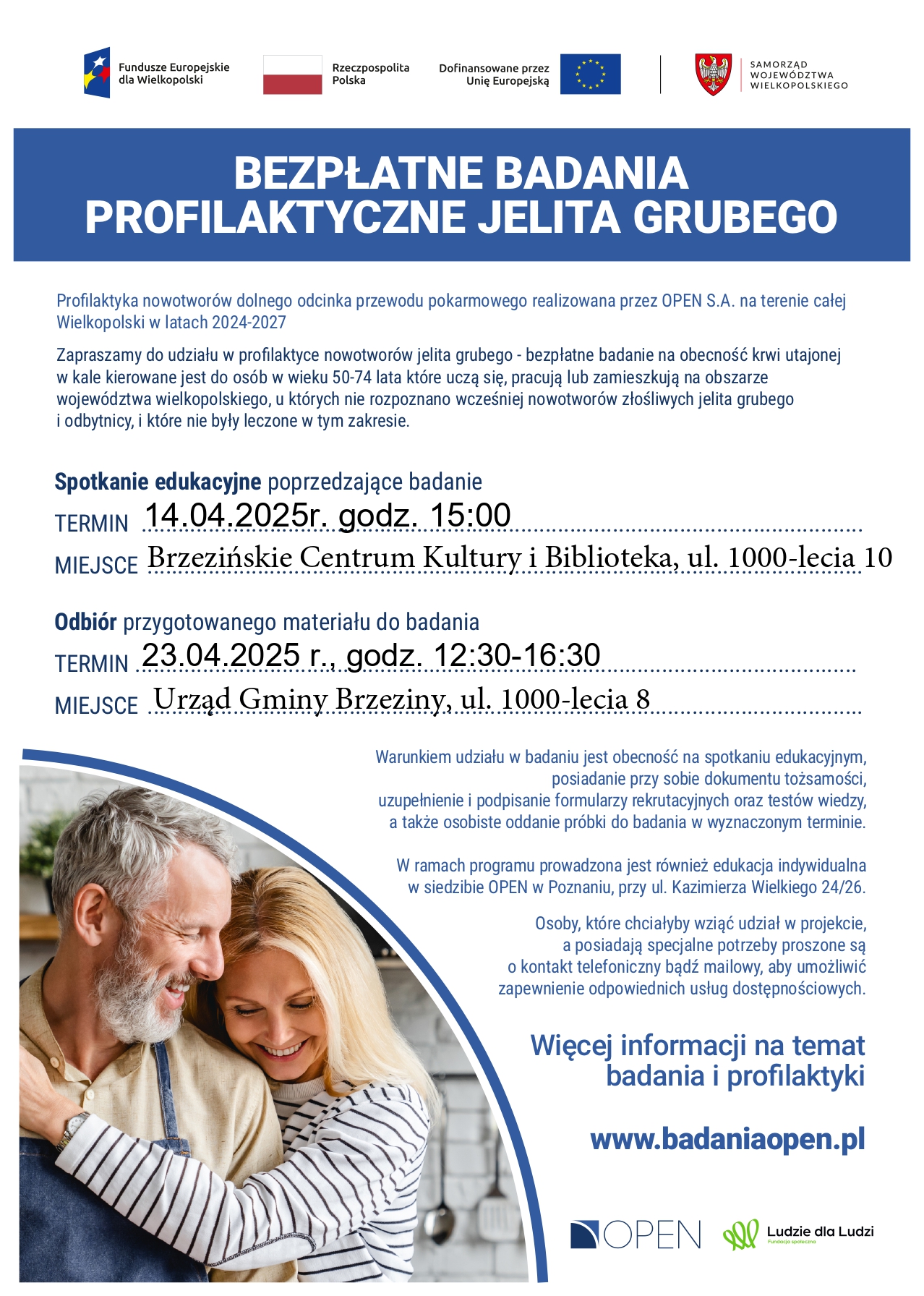 zaproszenie badania jelita grubego