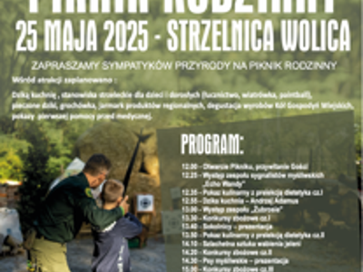 Zaproszenie na Piknik rodzinny w Wolicy 25 maja 2025 r.