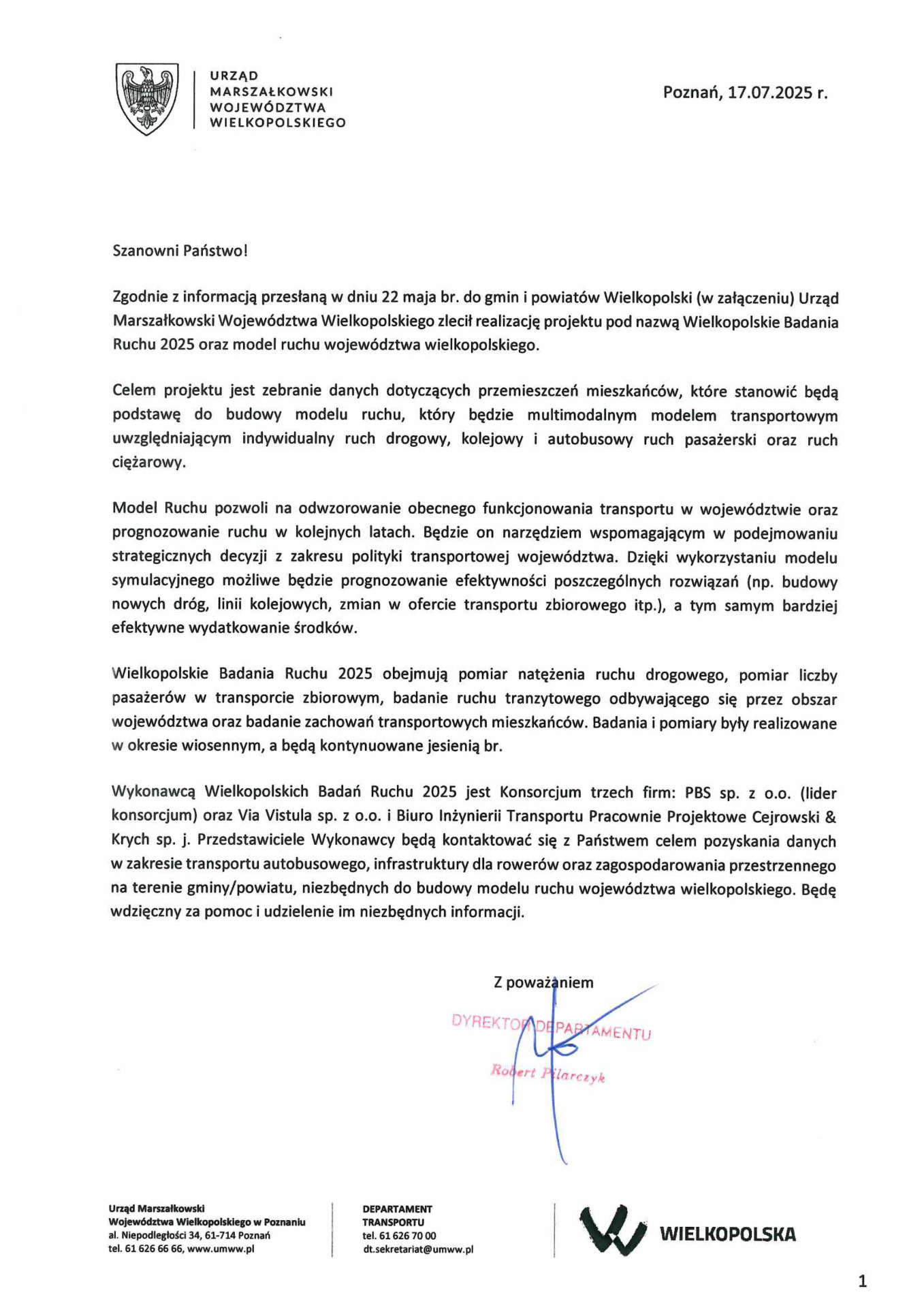 Wielkopolskie Badania Ruchu 2025