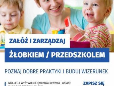 Zdjęcie przedstawia zaproszenie do udziału w szkoleniu w zakresie form opieki nad dziećmi do lat 3