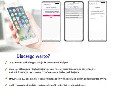 infografika "Jak pobrać aplikację eKurenda"