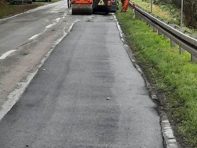 prace remontowe na odcinku drogi wojewódzkiej nr 449