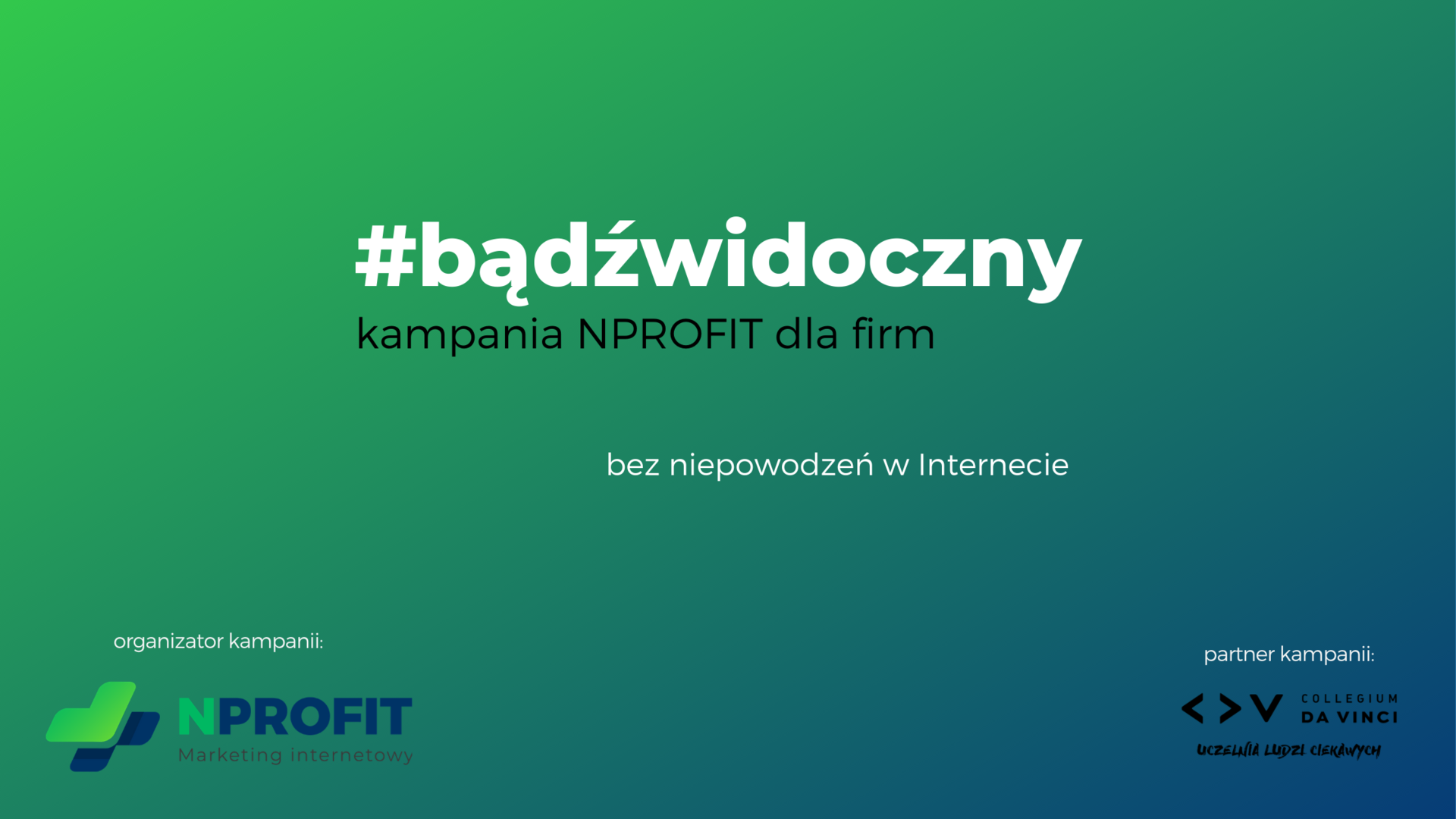 BANER PROGRAMU "BĄDŹ WIDOCZNY"