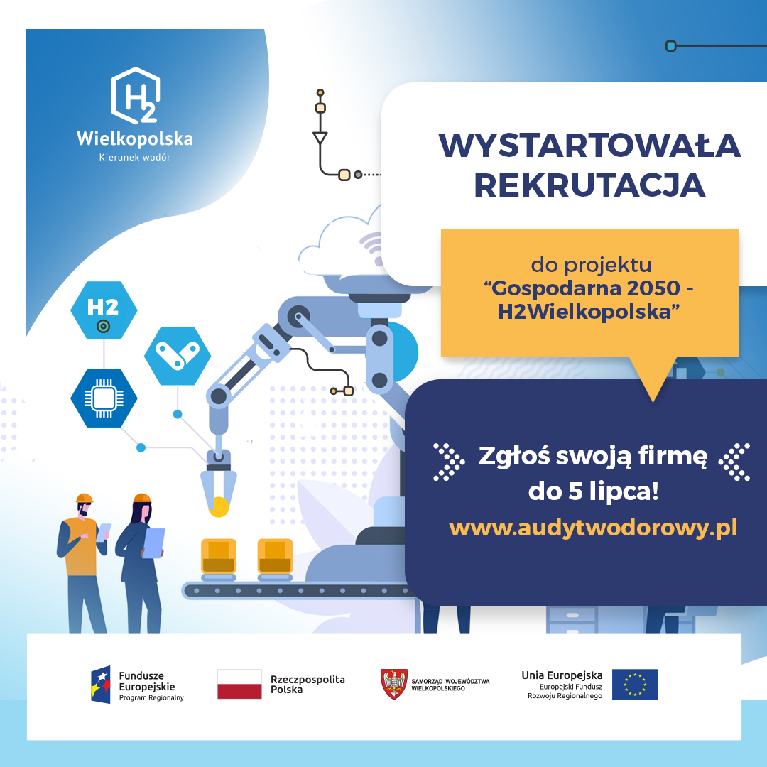  oferta bezpłatnego doradztwa w obszarze technologii wodorowych 