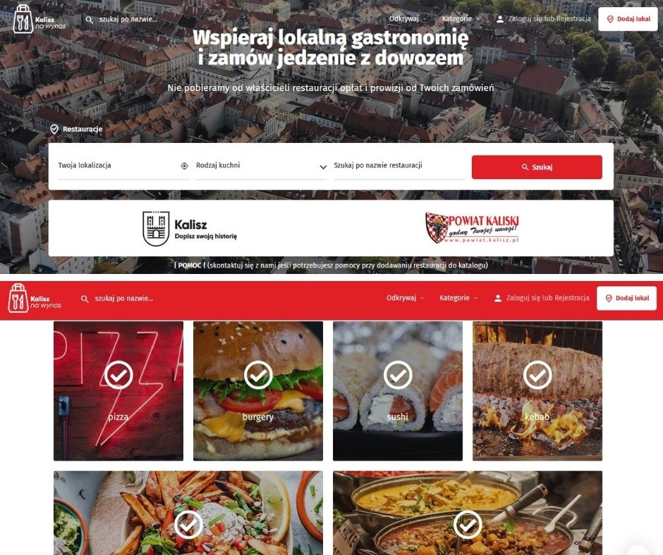 Powiat Kaliski i Miasto Kalisz wspierają restauratorów