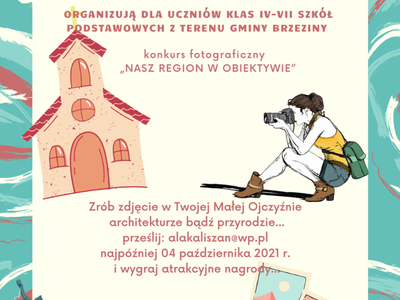 PLAKAT Z INFORMACJAMI O KONKURSIE