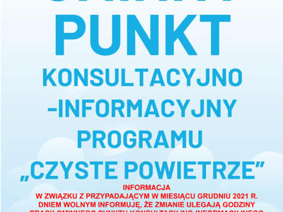 Plakat "Czyste powietrze"