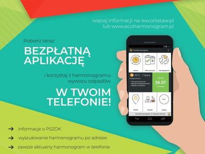 „EcoHarmonogram” - bezpłatna aplikacja mobilna dla mieszkańców gminy Brzeziny