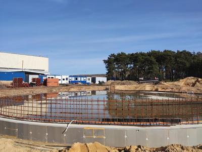 prace modernizacyjne ZUOK „Orli Staw” - prace budowlane instalacji fermentacji