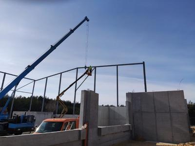 prace modernizacyjne ZUOK „Orli Staw” - prace budowlane instalacji fermentacji