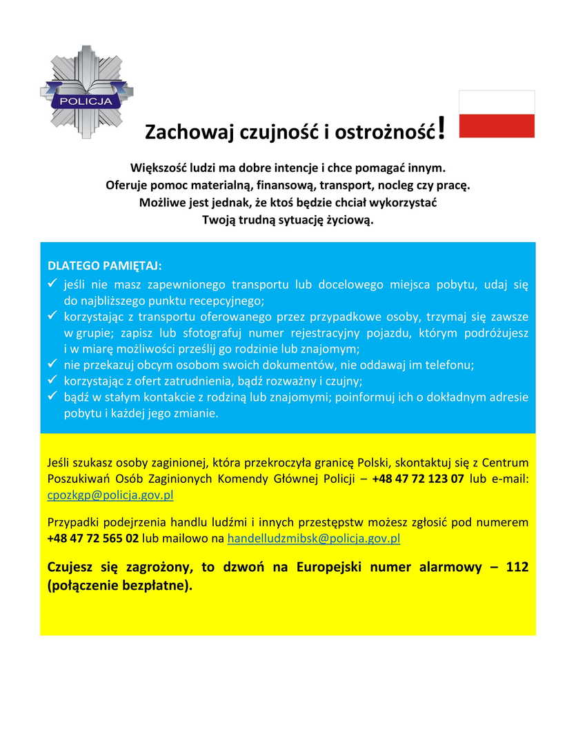 ulotka informacyjna