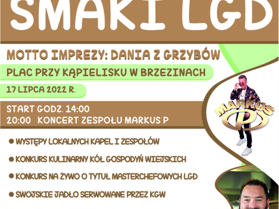 Plakat z informacjami o wydarzeniu