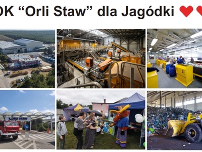 na zdjęciu Zakład Unieszkodliwiania Odpadów Komunalnych  „Orli Staw”