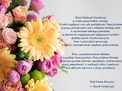 życzenia dla nauczycieli oraz pracowników oświaty