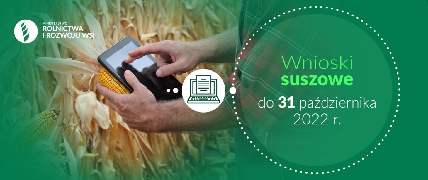 zielony plakat o przedłużeniu terminu składania wniosków