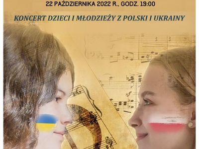 Plakat z informacją o koncercie