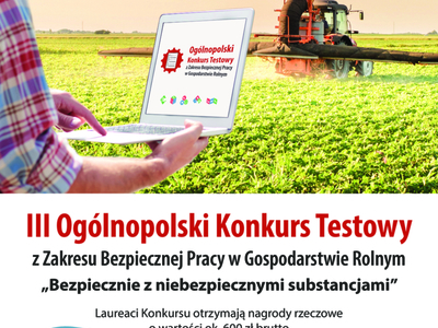 Plakat z informacjami o konkursie