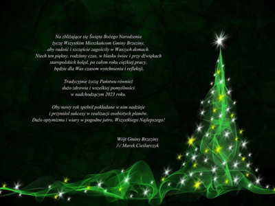 życzenia z okazji nadchodzących Świąt Bożego Narodzenia