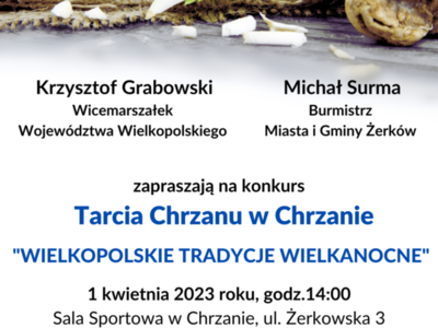 zaproszenie dla kół gospodyń do udziału w konkursie tarcia chrzanu