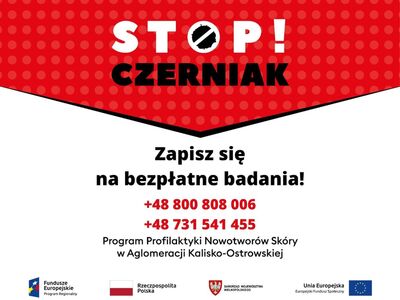 plakat stop czerniak