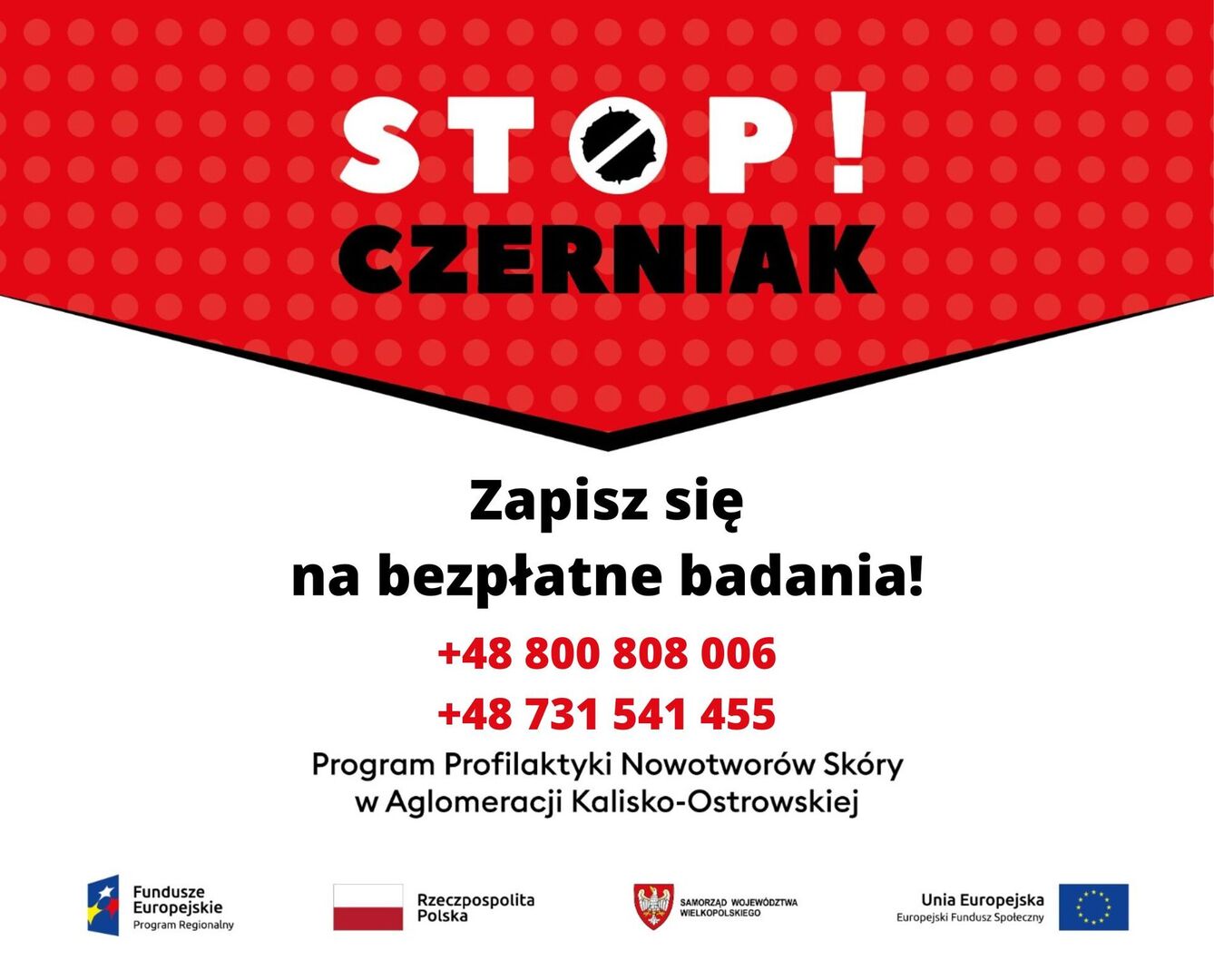plakat stop czerniak